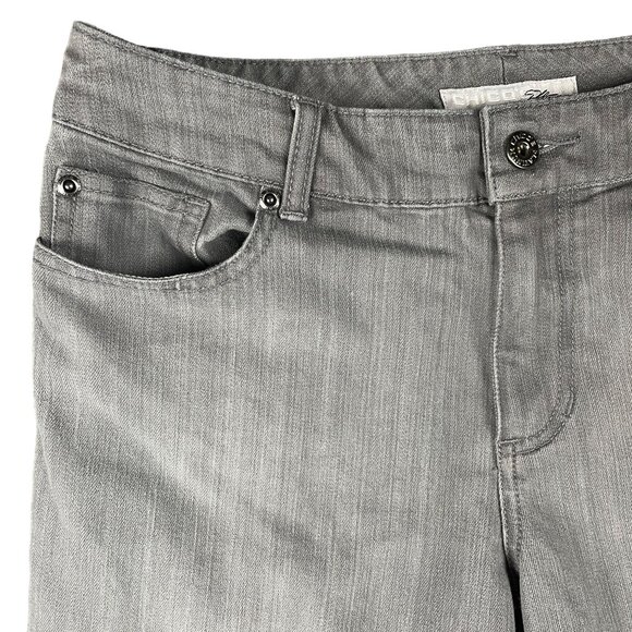 Chicos Jeans 1/M/8 Office Work Capsule Everyday Minimal Basic Comfy Classic Chic - Picture 2 of 15